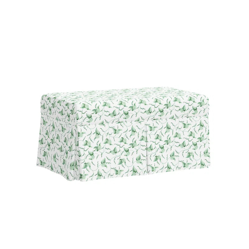 Red from Scalamandre Crafted by Cloth & Company Norwalk Upholstered Storage Bench in Patterns | Wayfair North America