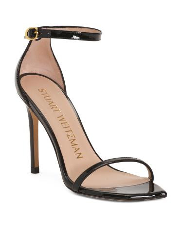 Made In Spain Patent Leather Curve 100 Sandals | Heeled Sandals | TJ | TJ Maxx