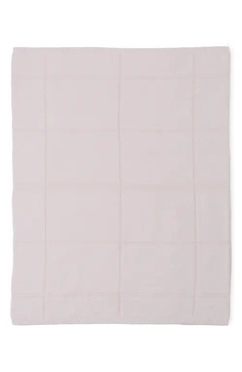 barefoot dreams CozyChic® Tonal Plaid Throw Blanket in Cream at Nordstrom | Nordstrom