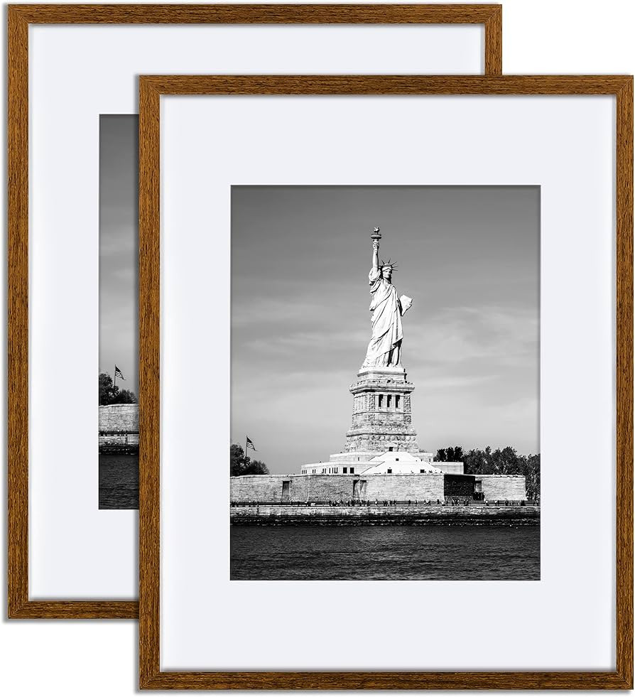 ENJOYBASICS 16x20 Picture Frame, Display Poster 11x14 with Mat or 16 x 20 Without Mat, Wall Galle... | Amazon (US)