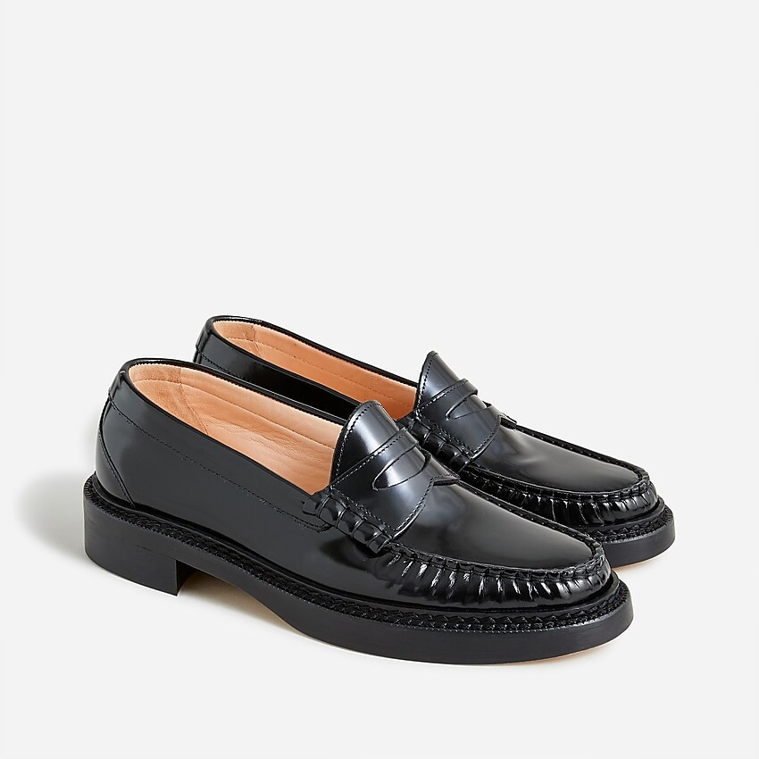 Rowan penny loafers in leather | J. Crew US