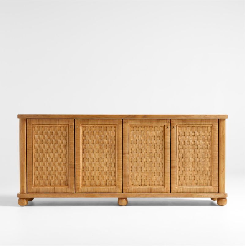 Carlyle Wood Credenza by Jake Arnold | Crate & Barrel | Crate & Barrel