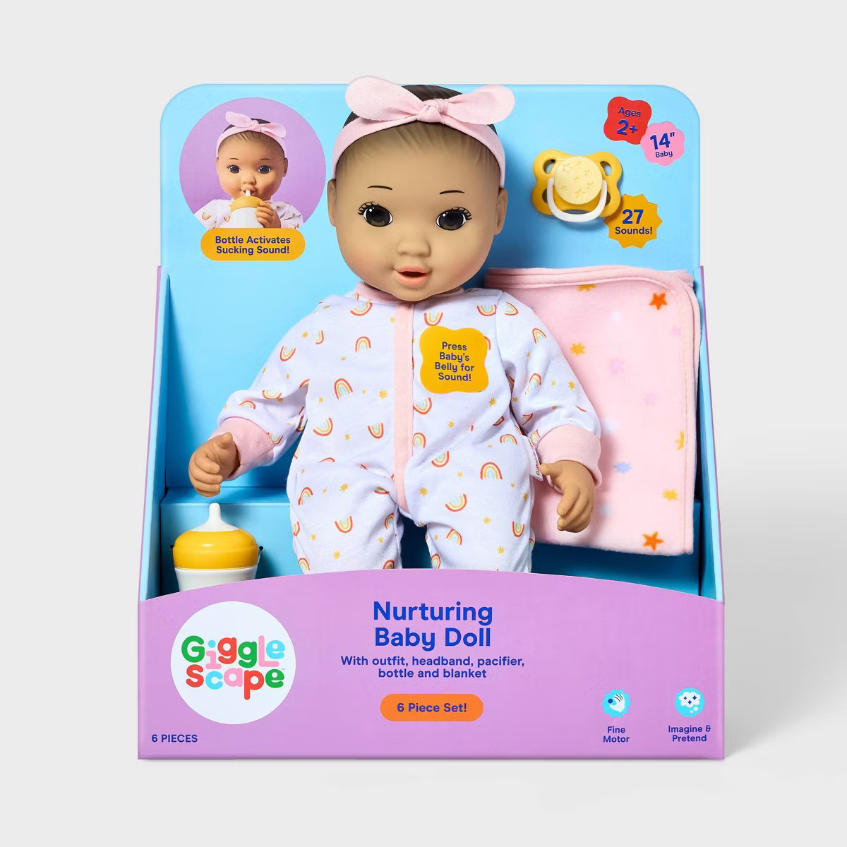 14" Nurturing Baby Doll - Gigglescape™ | Target