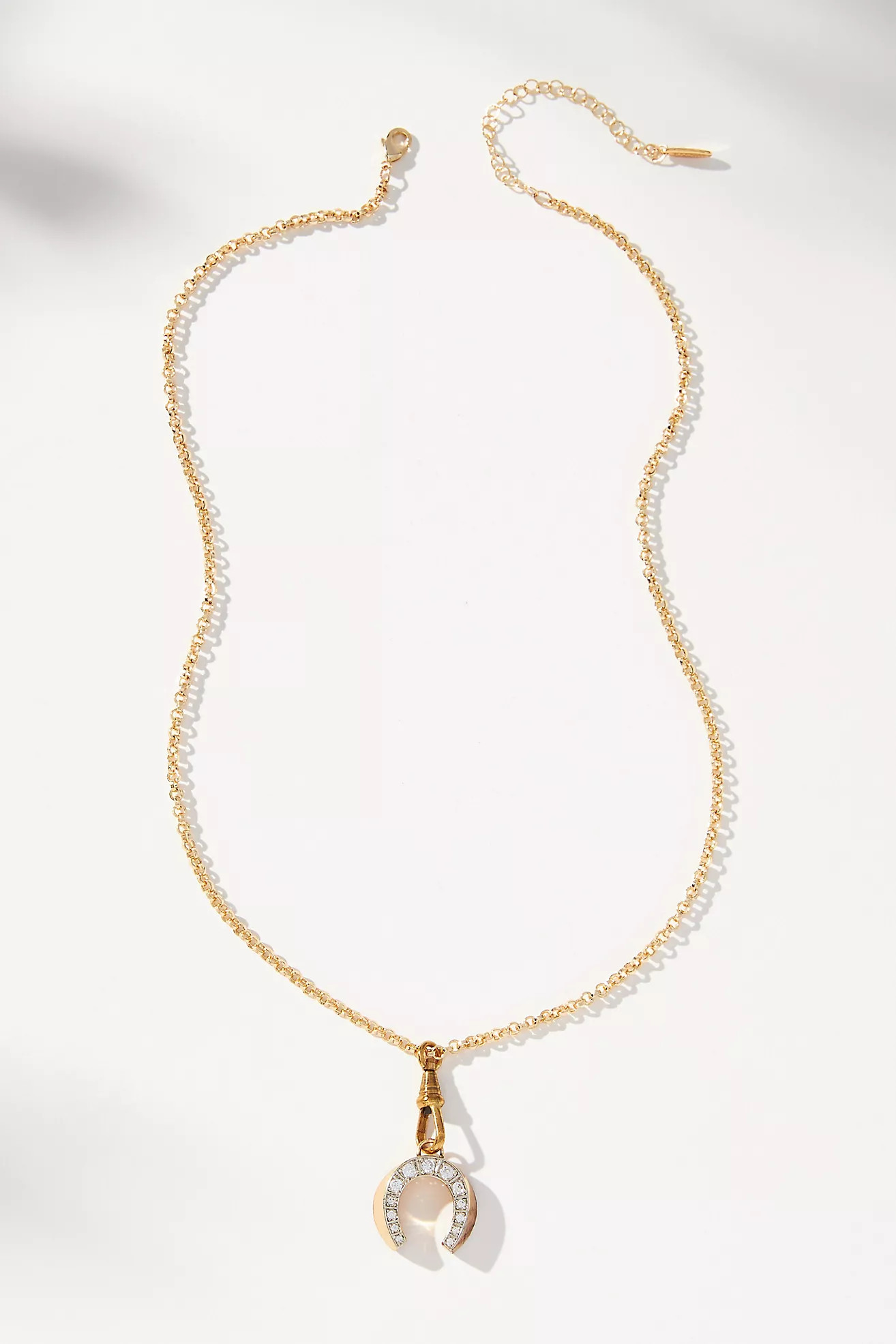 Western Horseshoe Charm Necklace | Anthropologie (US)