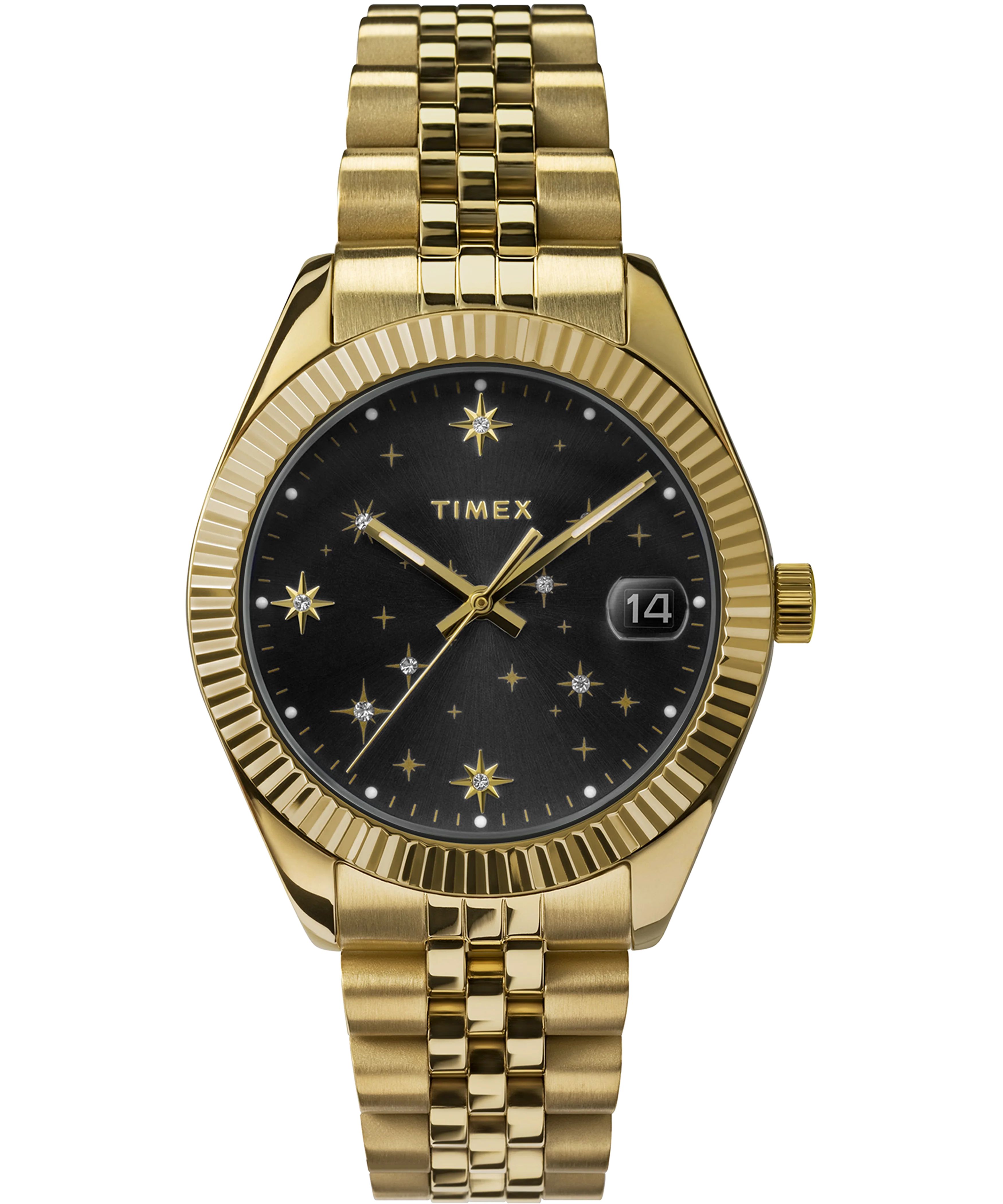 Legacy 34mm Stainless Steel Bracelet Watch | Timex