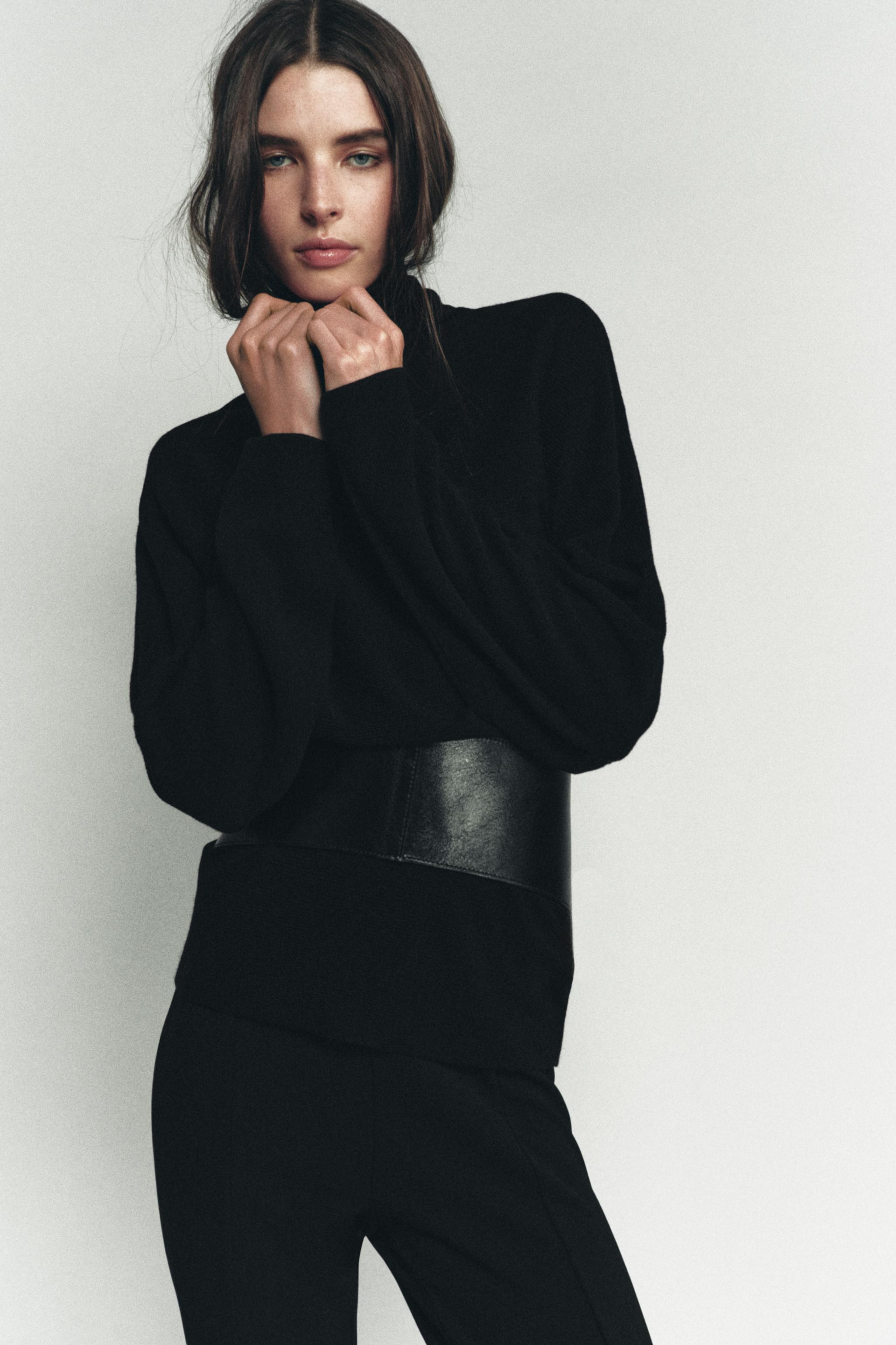 KNIT BATWING SLEEVE JUMPER | Zara UK