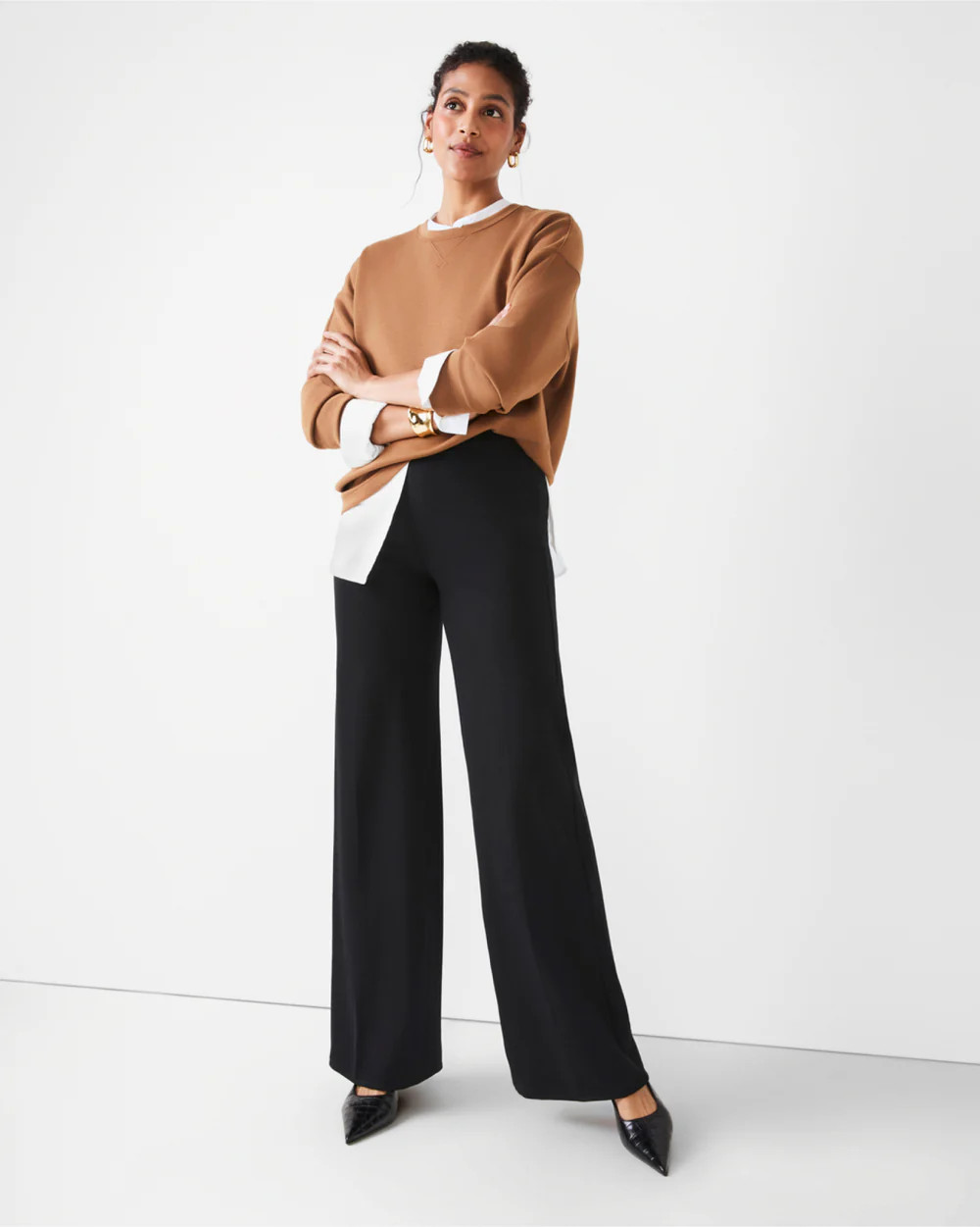 SPANXsmooth™ PerfectFit Ponte Wide Leg Pant | Spanx