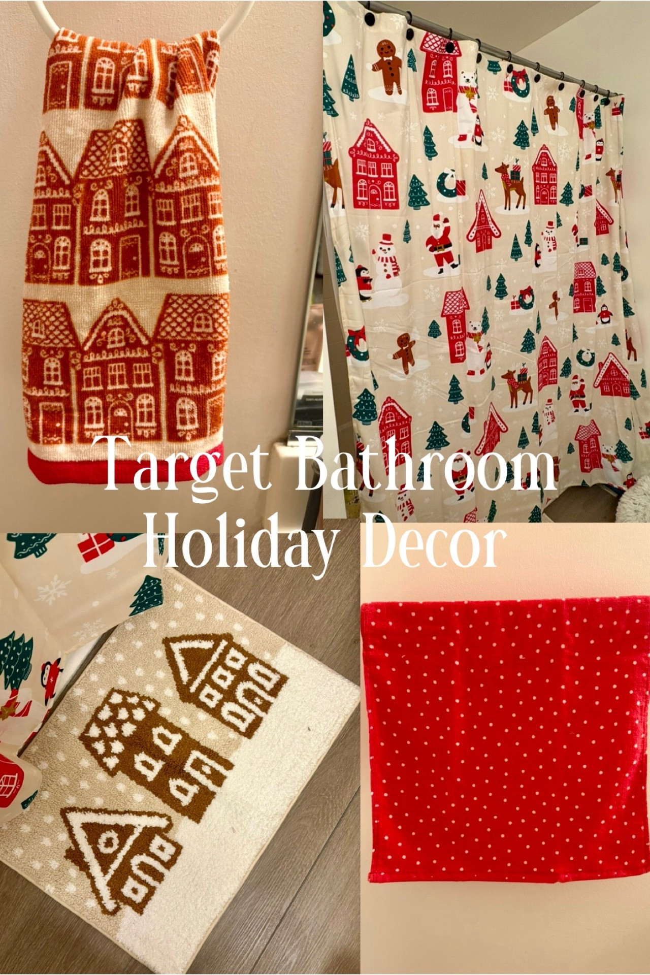 Decorate your bathroom for $25! So fun and cute for the holidays! 

Target 

#LTKHoliday #LTKHome #LTKSeasonal