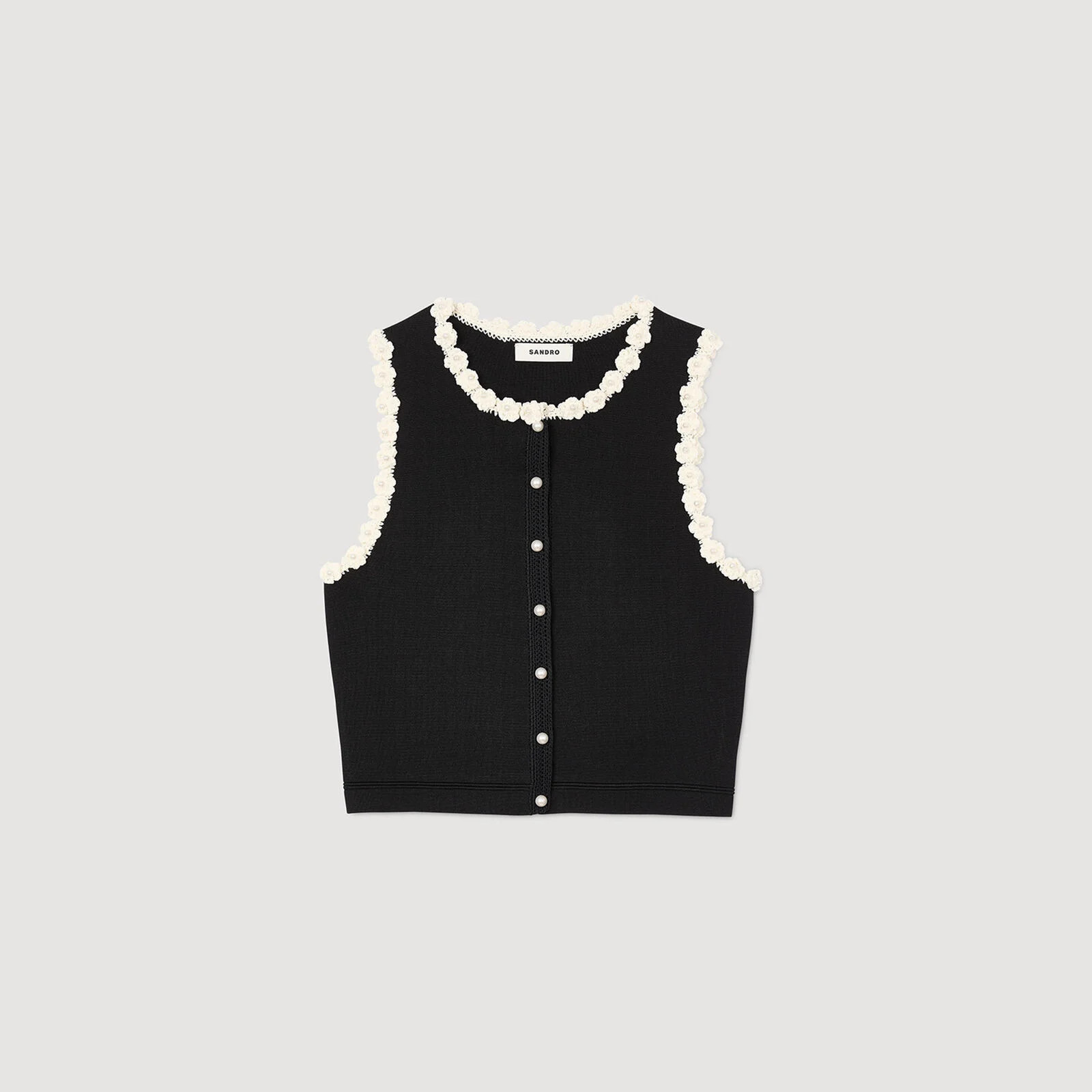 Crochet cardigan | Sandro US | Sandro-Paris US