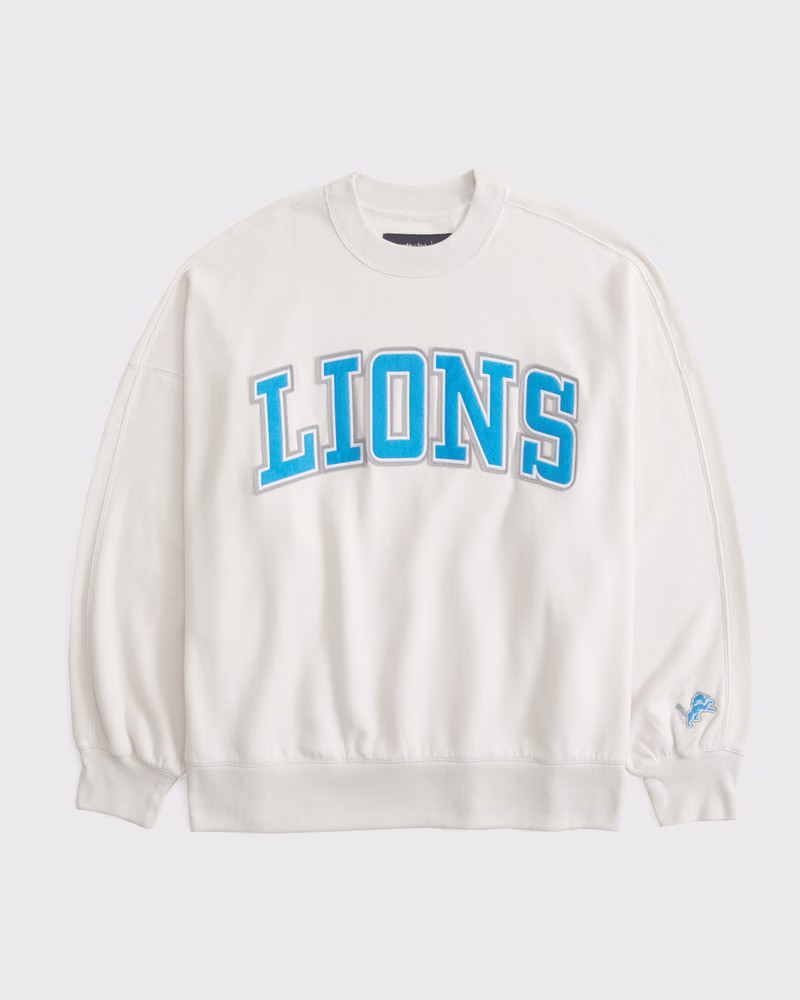 Detroit Lions Graphic Oversized Sunday Crew | Abercrombie & Fitch (US)
