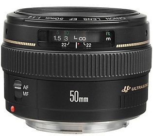Canon EF 50mm f/1.4 USM Standard & Medium Telephoto Lens | QVC
