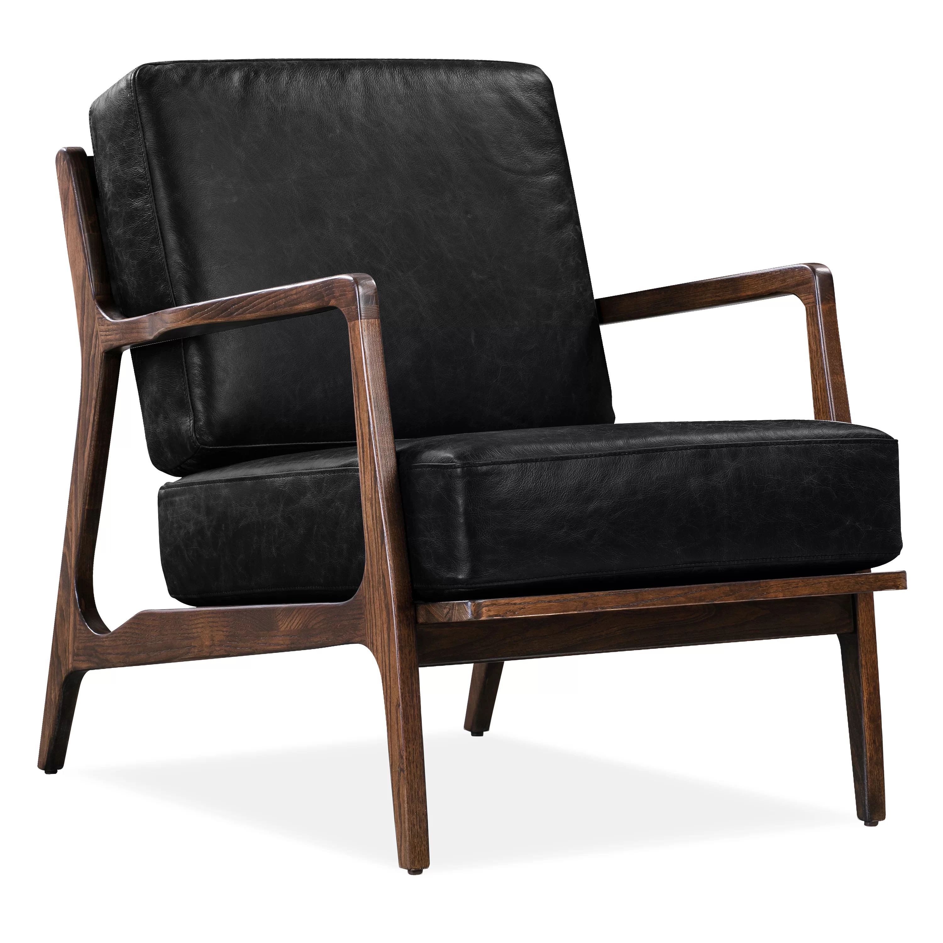 Gabe Leather Accent Chair | Wayfair North America