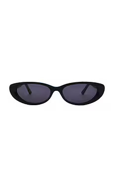 Luv Lou x Whitney Port The Sonny Sunglasses in Black & Smoke Mono from Revolve.com | Revolve Clothing (Global)