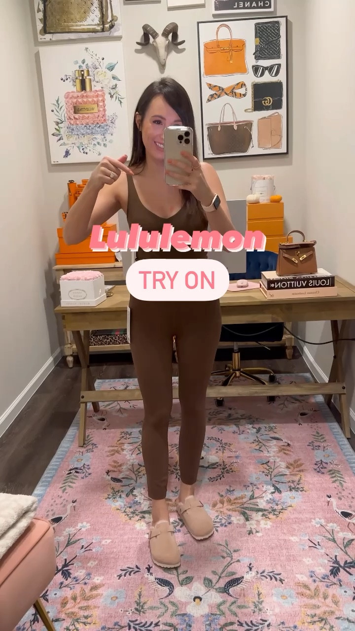 Lululemon try on 
Outfit 1 - lululemon Java align leggings (size 4) with align tank (size 8)
Outfit 2 - magenta swiftly (size 6) with butternut brown invigorate leggings (size 4)
Outfit 3 - all yours cropped tee in magenta (size 6) with invigorate leggings in charged indigo (size 4)
Outfit 4 - dew pink align tank (size 8) with magenta invigorate leggings (size 4)



#LTKFind #LTKfit #LTKSeasonal