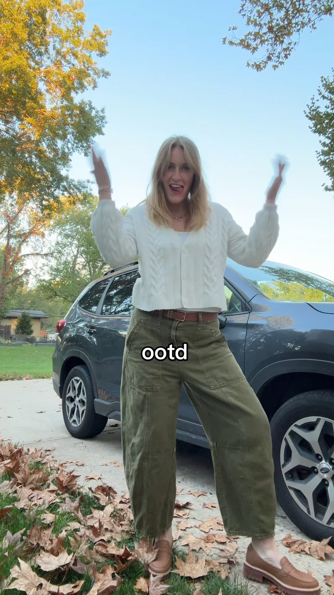 Outfit of the day 💃✨ sorry the sweater is old target so I linked similar!!!

Dancing through The Fate of Ophelia vibes 🌙🖤 Linking my full look so you can shop it all in one place. Whether you’re a Swiftie or just here for the fashion inspo, these pieces are perfect for fall style + everyday chic. Tap to shop the exact outfit + similar finds! #LTKunder50 #LTKstyle #LTKfashion #LTKSwiftie #OOTDstyle #LTKoutfit #LTKfallfashion #LTKtrend #LTKootd #OutfitInspo #LTKstyletip #ShopTheLook #OOTDideas #LTKfinds #OutfitGoals #LTKtrending #LTKdailystyle #LTKswift #LTKootdinspo

#LTKTall #LTKSaleAlert #LTKSeasonal