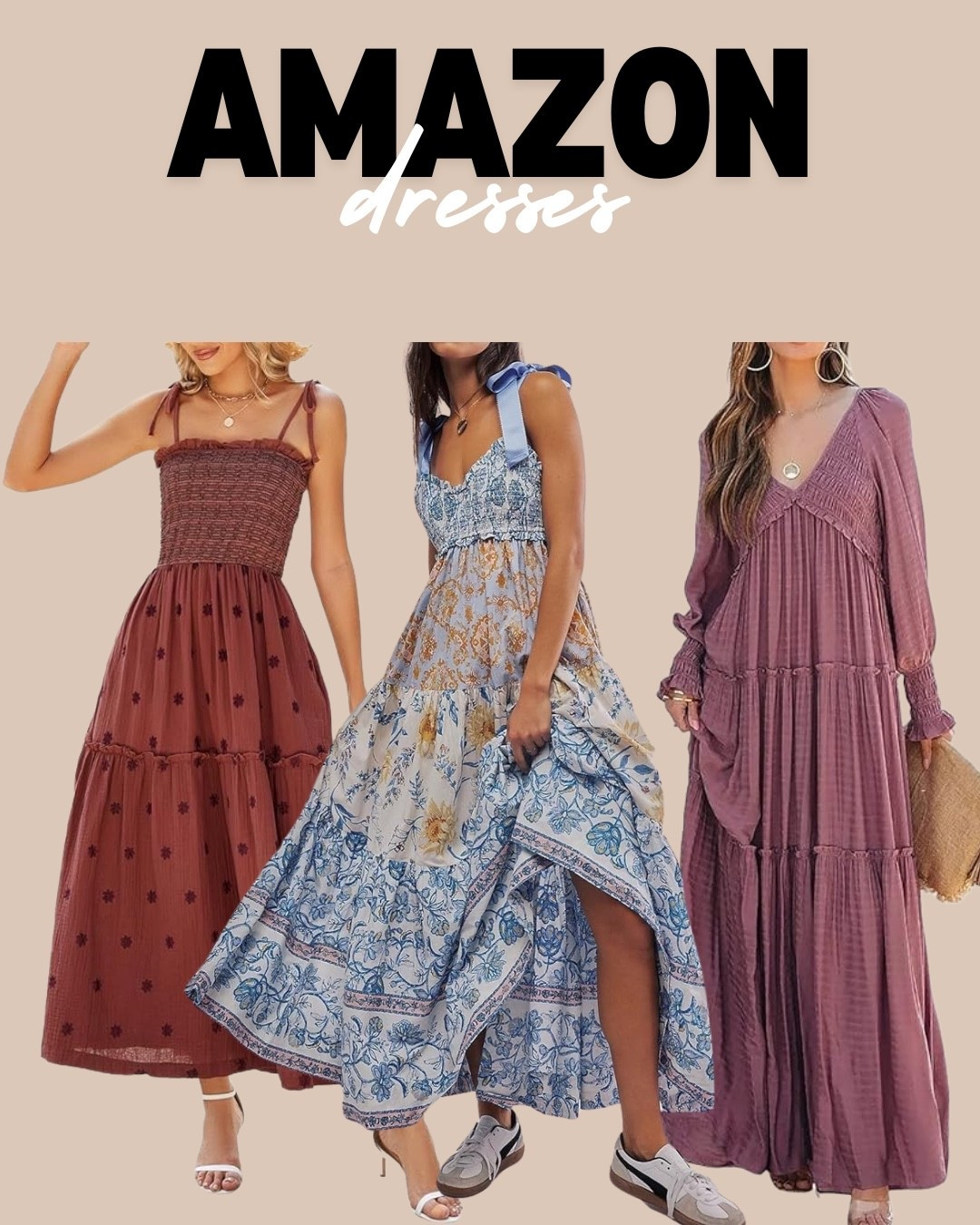 Summer dresses from Amazon! 
Summer dress, floral dress, beach outfits, beach dress, baby shower dress, wedding guest dress, church outfit, church dress, boho dresses, amazon fashion, Amazon dress, Amazon outfit ideas, spring dress, spring outfits

#LTKMothersDay #LTKBump #LTKWedding