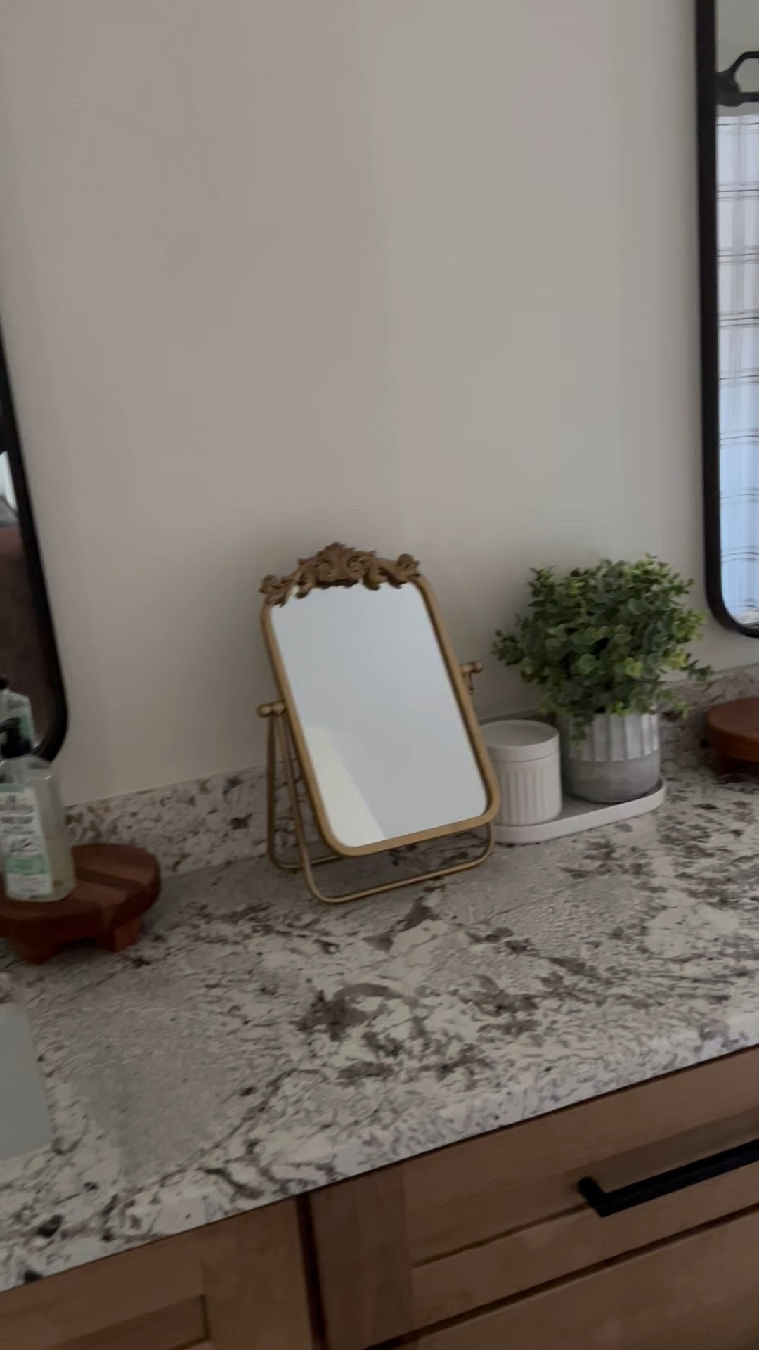 I love these mirrors so much, we bought six of them actually when we built our lake house in our rental house. They are so nicely made, and I always receive compliments on them. I got ours at Target, but there are similar same ones from Amazon so I will tag them both! 

#LTKHome #LTKFamily