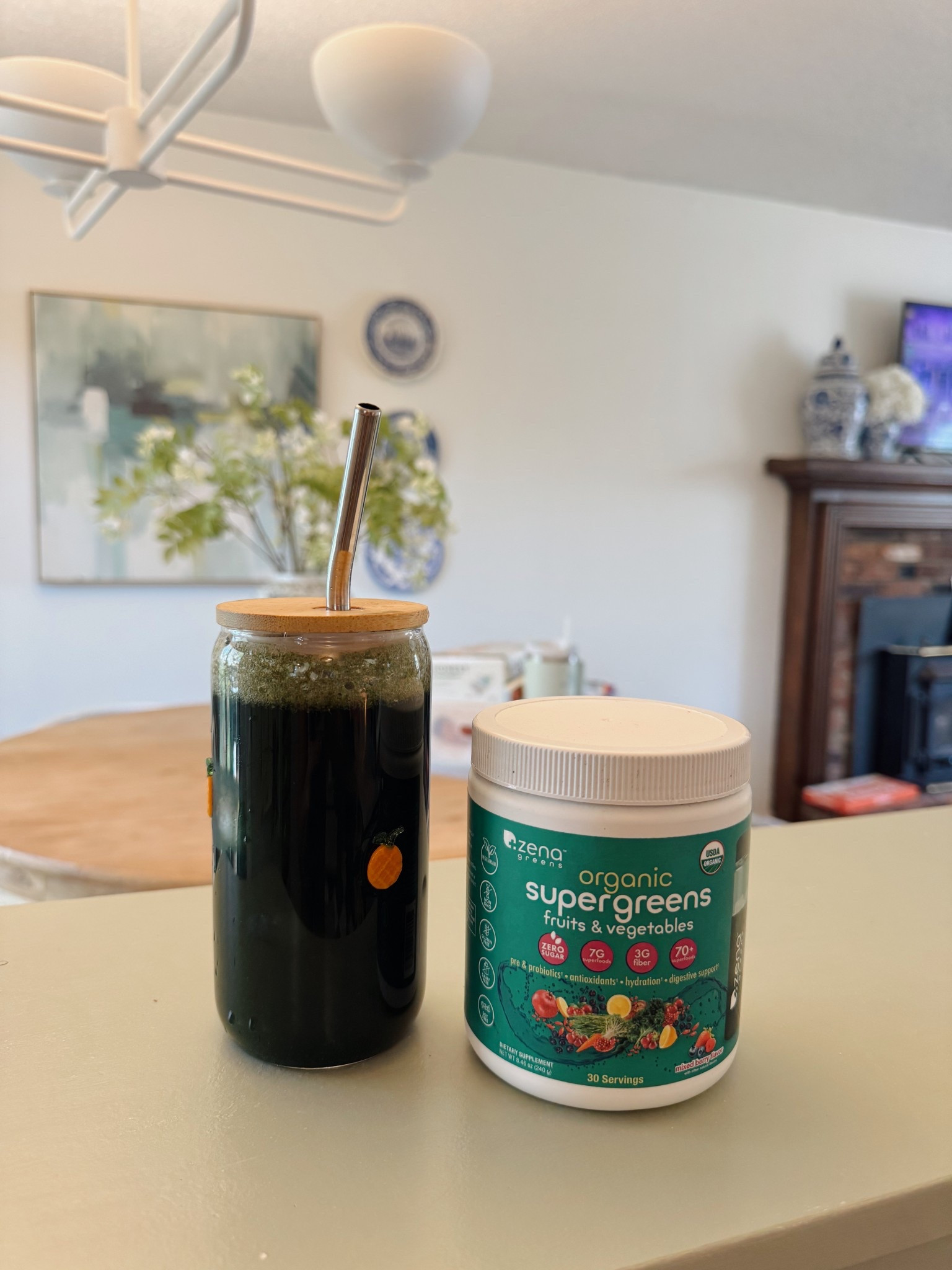 I've been drinking this greens powder for 2 months now and I really like it!! I try to get greens in with dinner/ lunch every day but sometimes it just doesn't happen and this makes me feel like I'm filling the gaps?? Tbh it could be doing nothing but it also tastes great. And I'm obsessed with these anthro glasses. 🥦🍑🍊


#LTKActive #LTKFindsUnder50