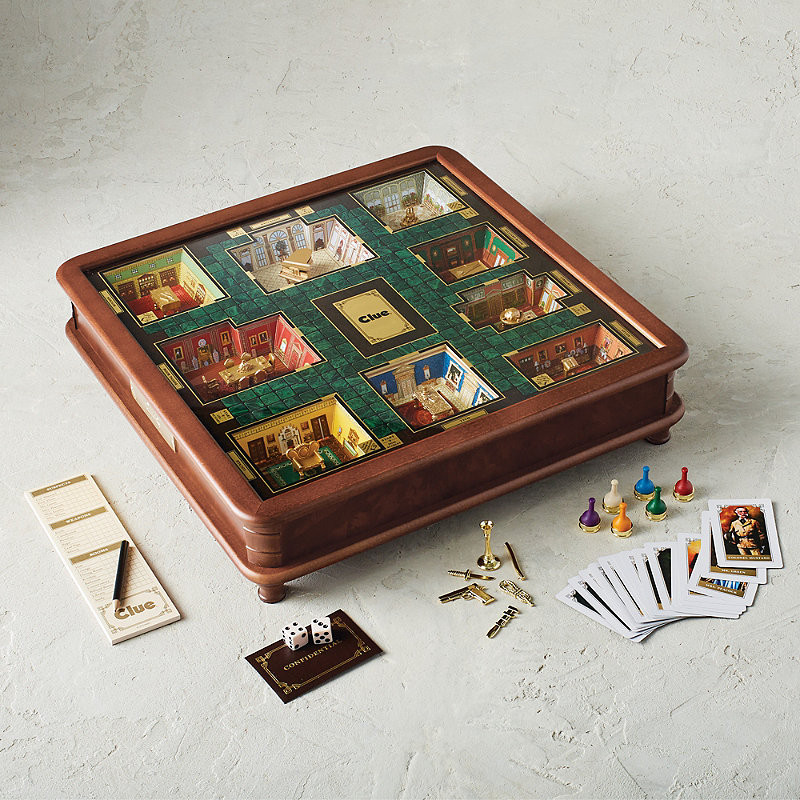 Clue Luxury Edition Board Game - Frontgate | Frontgate