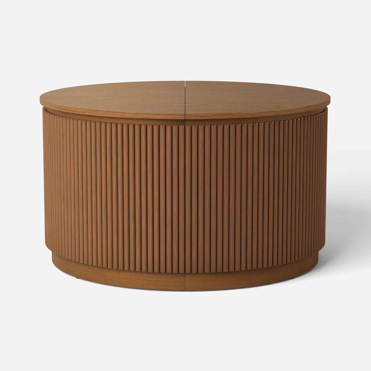 Lupine Reeded Storage Coffee Table with Removable Top Dark Brown - Threshold™ | Target