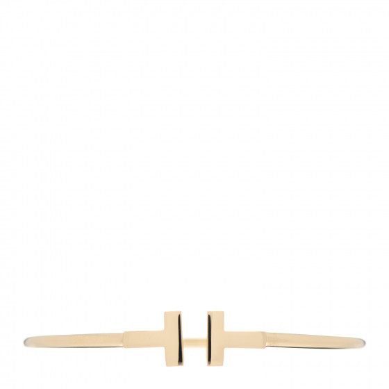 TIFFANY 18K Yellow Gold T Wire Bracelet | Fashionphile