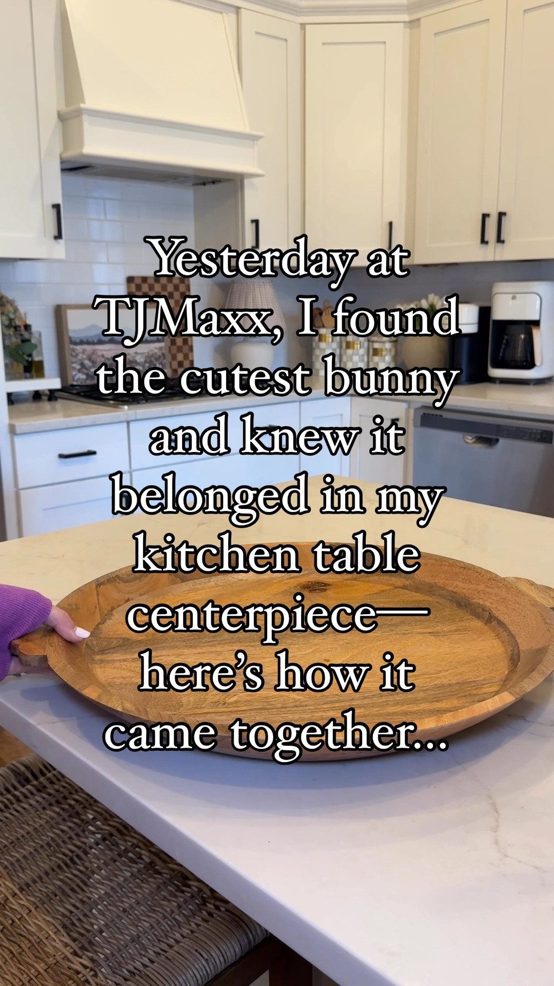 Easy spring or Easter centerpiece idea for your kitchen or dining room! 

#LTKWatchNow #LTKSeasonal #LTKHome