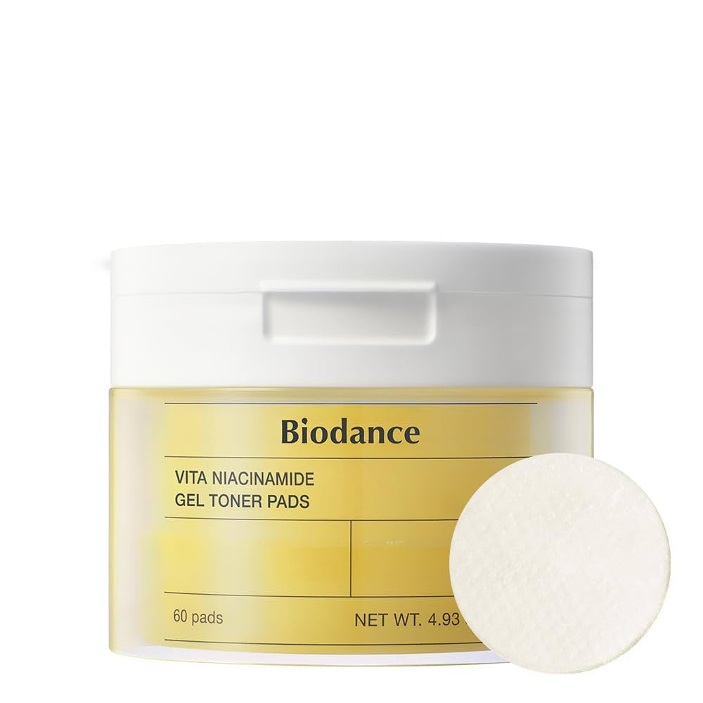 Biodance Vita Niacinamide Gel Toner Pads, Dark Spot Corrector, Evening Skin Tone, Hydrating for S... | Amazon (US)