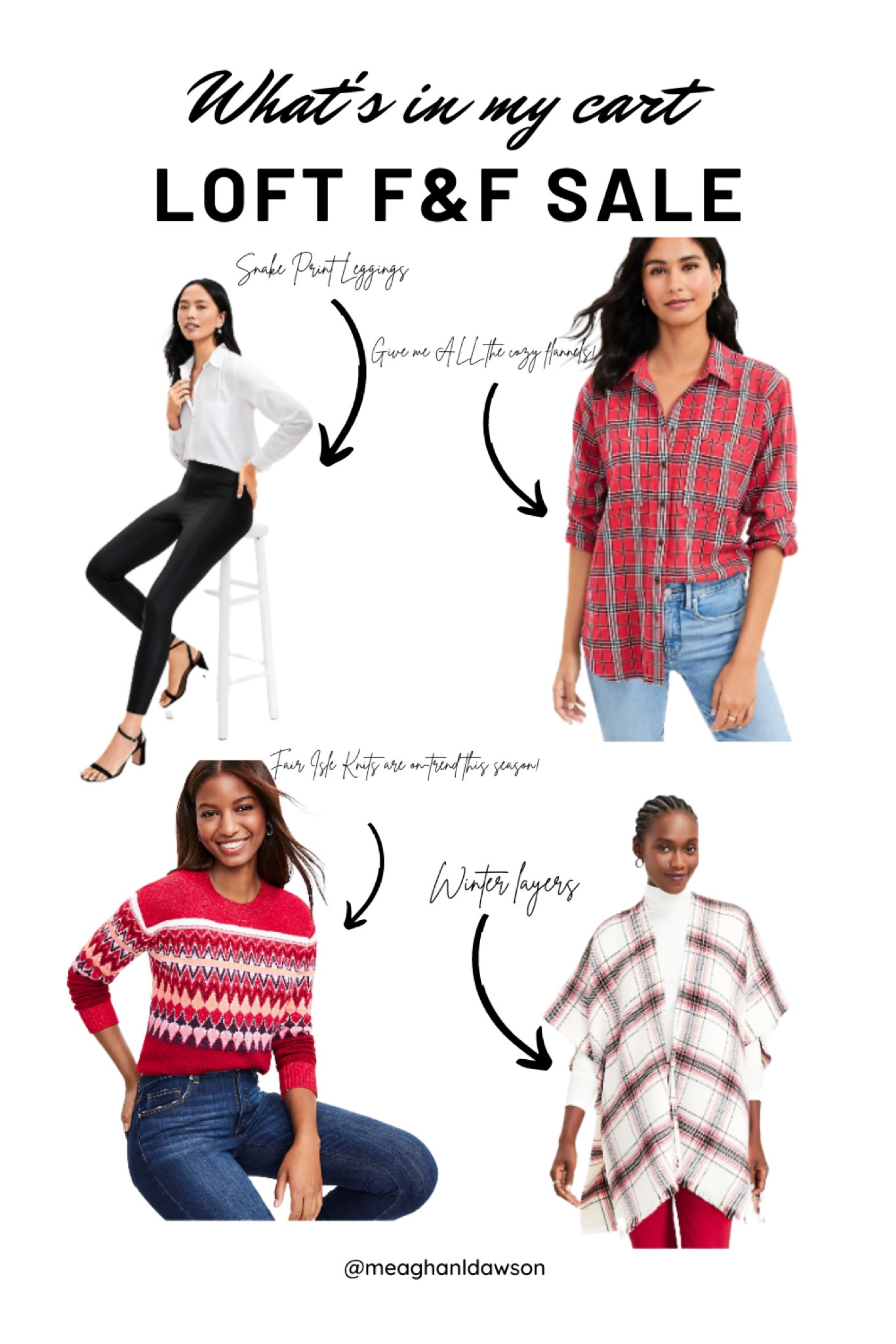It’s LOFT Friends & Family Sale time and I’m loving every minute of it!
These four pieces are in my cart and I can’t wait for them to arrive.

Don’t miss out! 40% off starts today! 

#LTKSeasonal #LTKunder50 #LTKsalealert