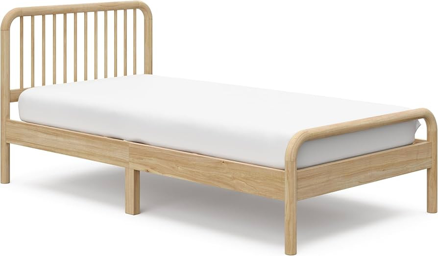 Storkcraft Next Porto Twin Bed (Natural) – GREENGUARD Gold Certified Fits Standard Twin Mattres... | Amazon (US)