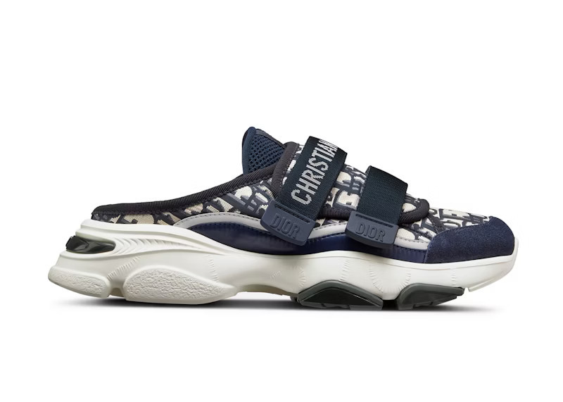 Dior DWonder Slide Technical Fabric (Women's) Sneakers in Deep Blue/White/Dior Oblique | StockX