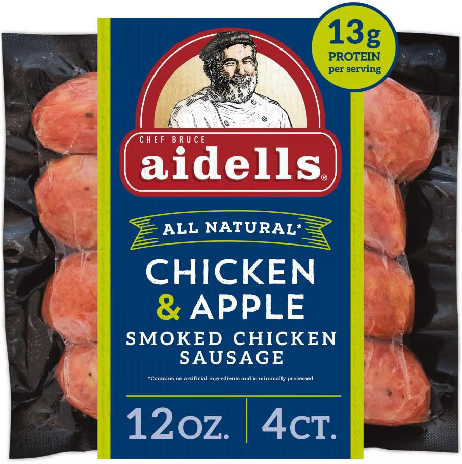 Aidells Smoked Chicken And Apple Sausage Links, 4 Count | Amazon (US)