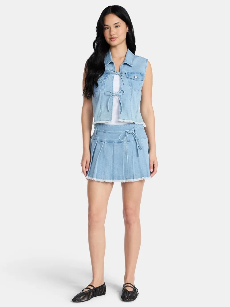 Madden NYC Women\u2019s Tie Front Skort, Sizes XXS-XXL | Walmart (US)
