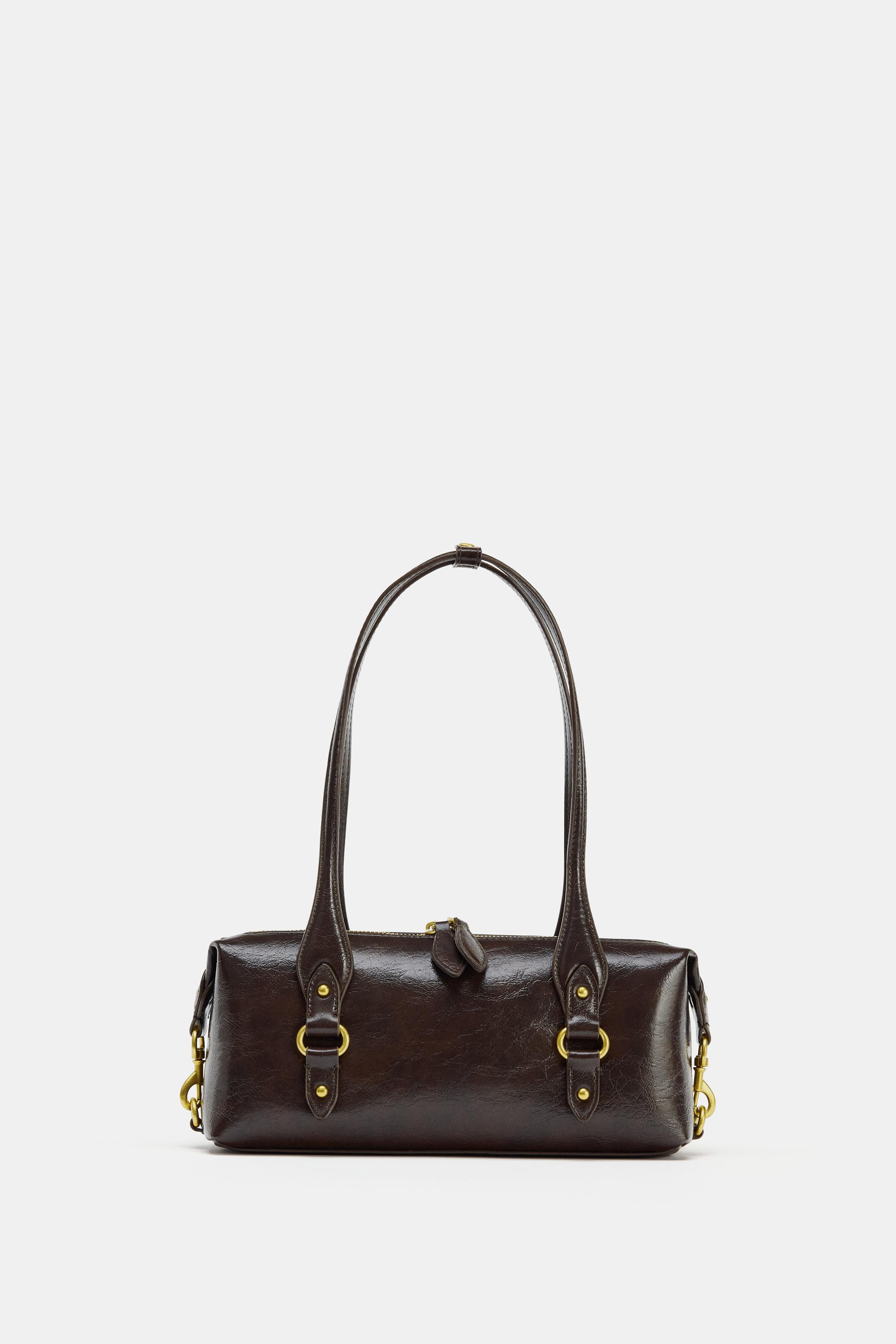 SHOULDER BAG WITH METAL DETAILS | Zara US