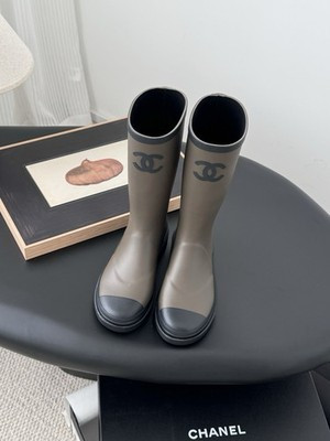 Chanel Rain Boots Size 37 | eBay US