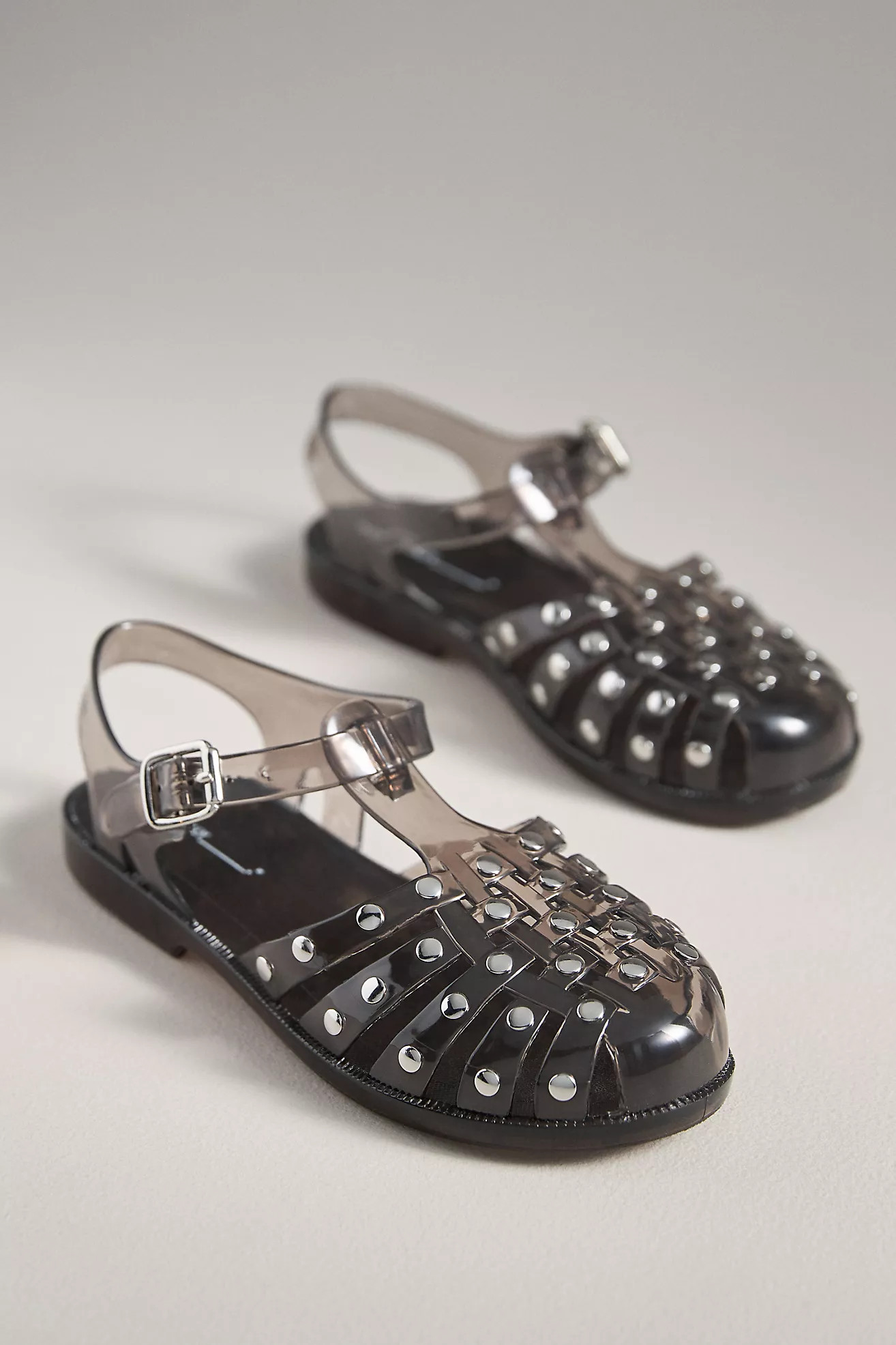 Intentionally Blank x Anthropologie Ellery Studded Jelly Sandals | Anthropologie (US)