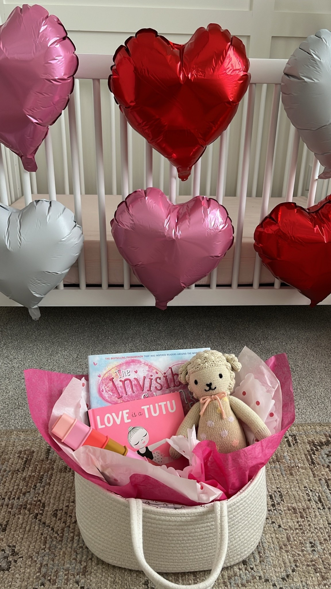 Resharing Mallory’s Valentine’s Day basket from last year! 🩷🌷🎀🫶🏻 baby square nesting cups/ stacking cups, Cuddle + Kind doll lamb, The Invisible String kids book, Love is a Tutu baby book, & her personalized name busy board puzzle (came in a few days after Valentine’s Day so it didn’t get to go in her basket).

Valentine’s Day gift, gift guides, baby toys, kid games, love basket, valentines basket

#LTKBaby #LTKKids #LTKSeasonal