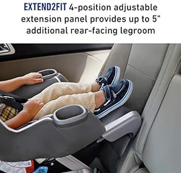 Graco Extend2Fit Convertible Car Seat, Ride Rear Facing Longer with Extend2Fit, Gotham | Amazon (US)