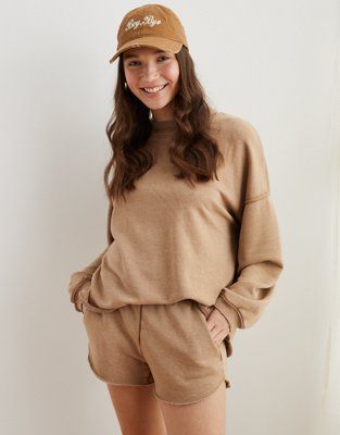 Aerie Sunday Soft Oversized Sweatshirt | American Eagle Outfitters (US & CA)