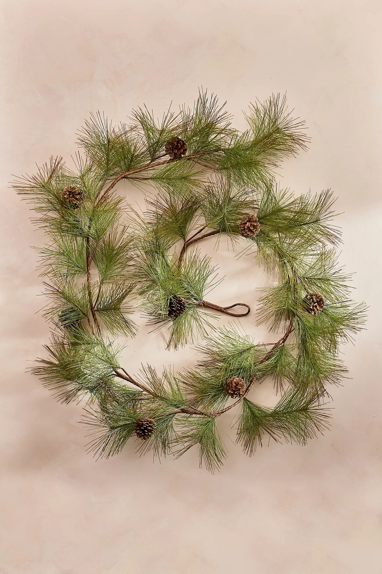 Faux Pine Cone Garland, 108" | Anthropologie (US)