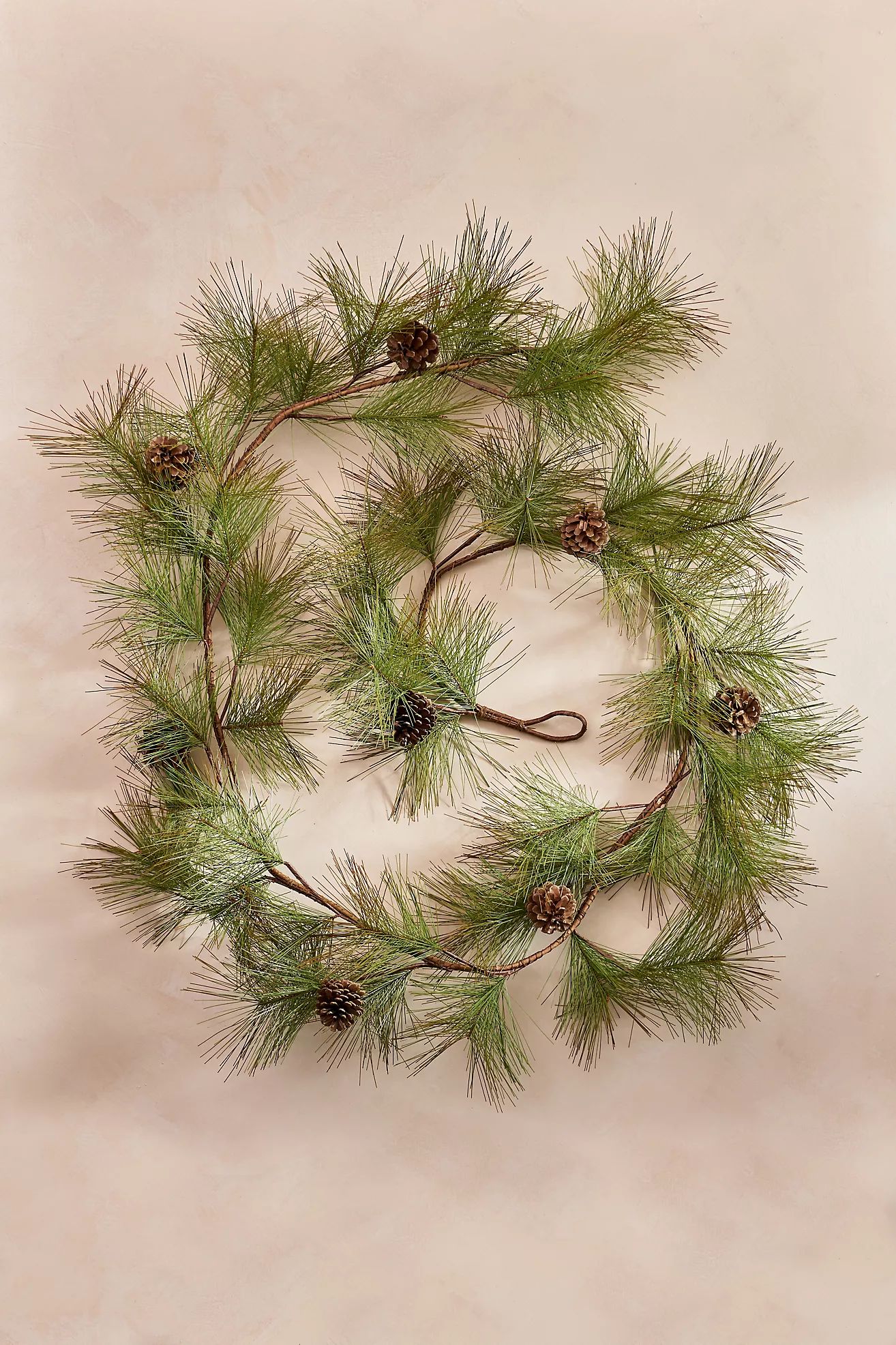 Faux Pine Cone Garland | Anthropologie (US)