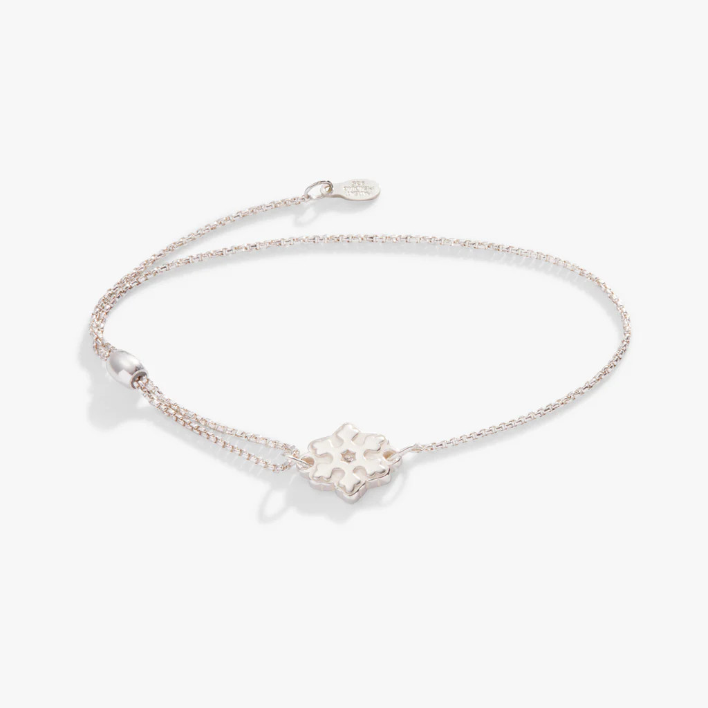 Snowflake Pull Chain Bracelet in Sterling Silver | Alex and Ani