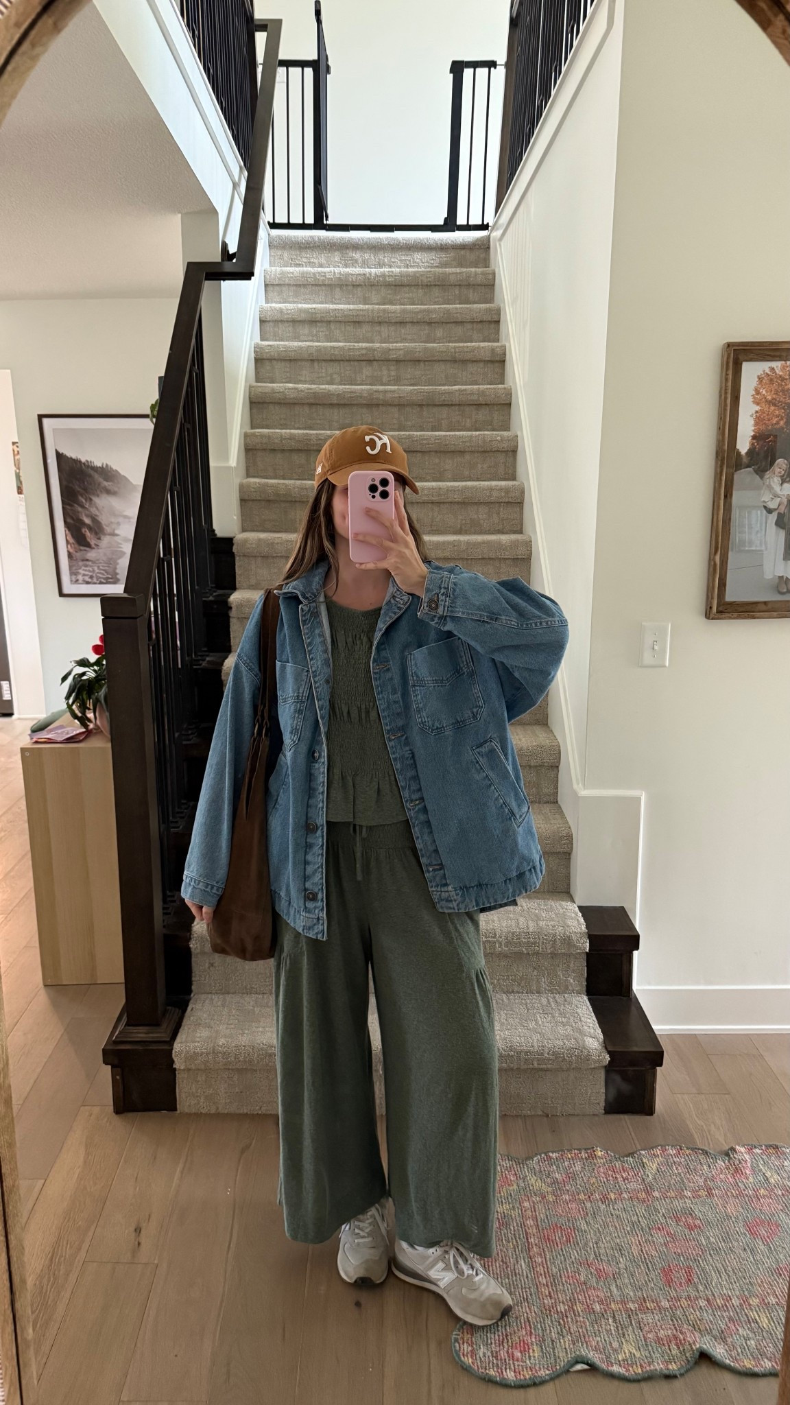 wearing an xs in set and small in oversized denim jacket! love this outfit, something I repeat so often! 

Spring outfit, mom outfit 

#LTKootd