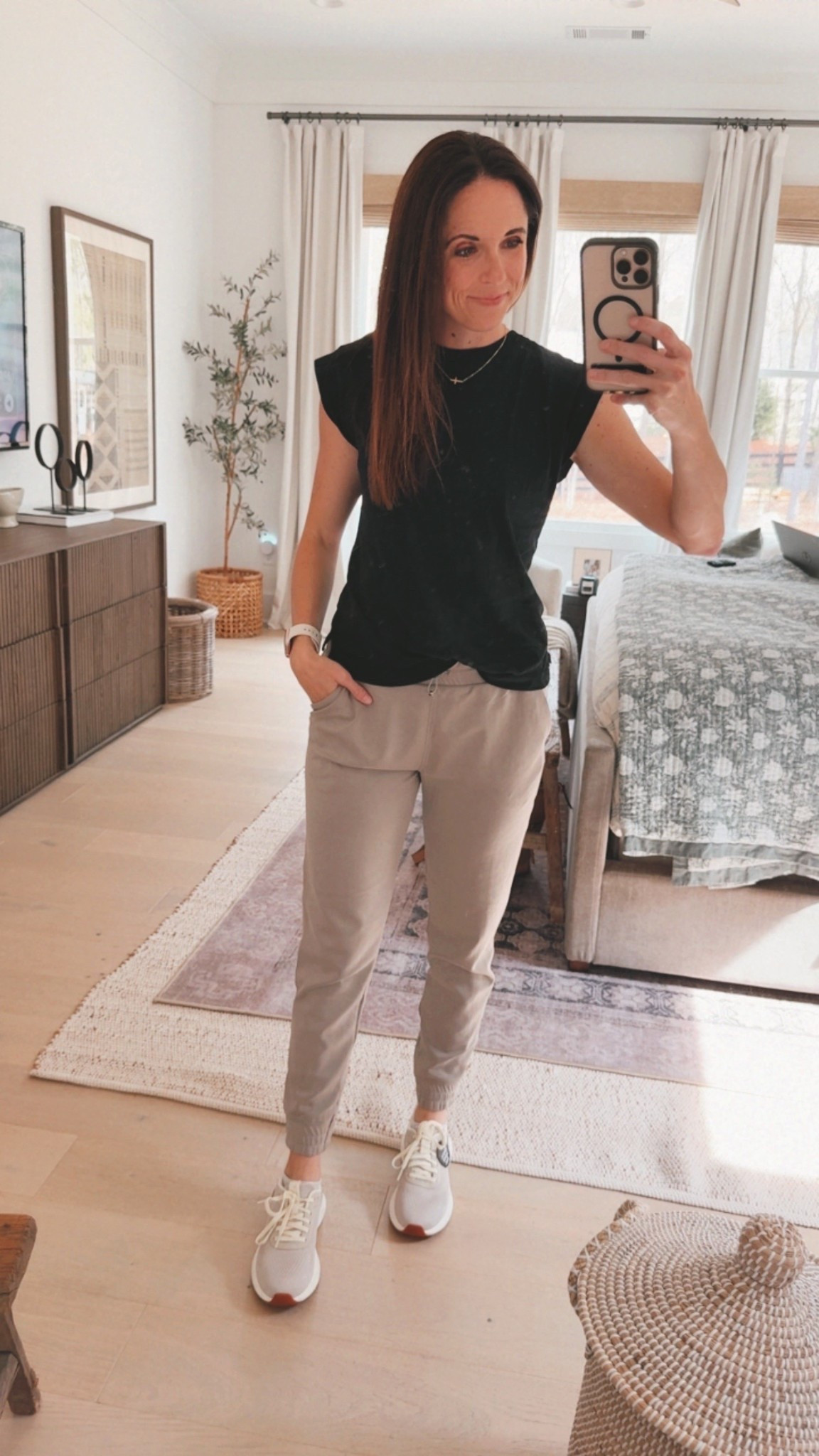 Amazon dupe Spanx soft joggers and new Kizik sneakers- these are both SO comfy! You’re going to want these pants in multiple colors 🤍

#LTKmomlife #LTKootd #LTKgrwm