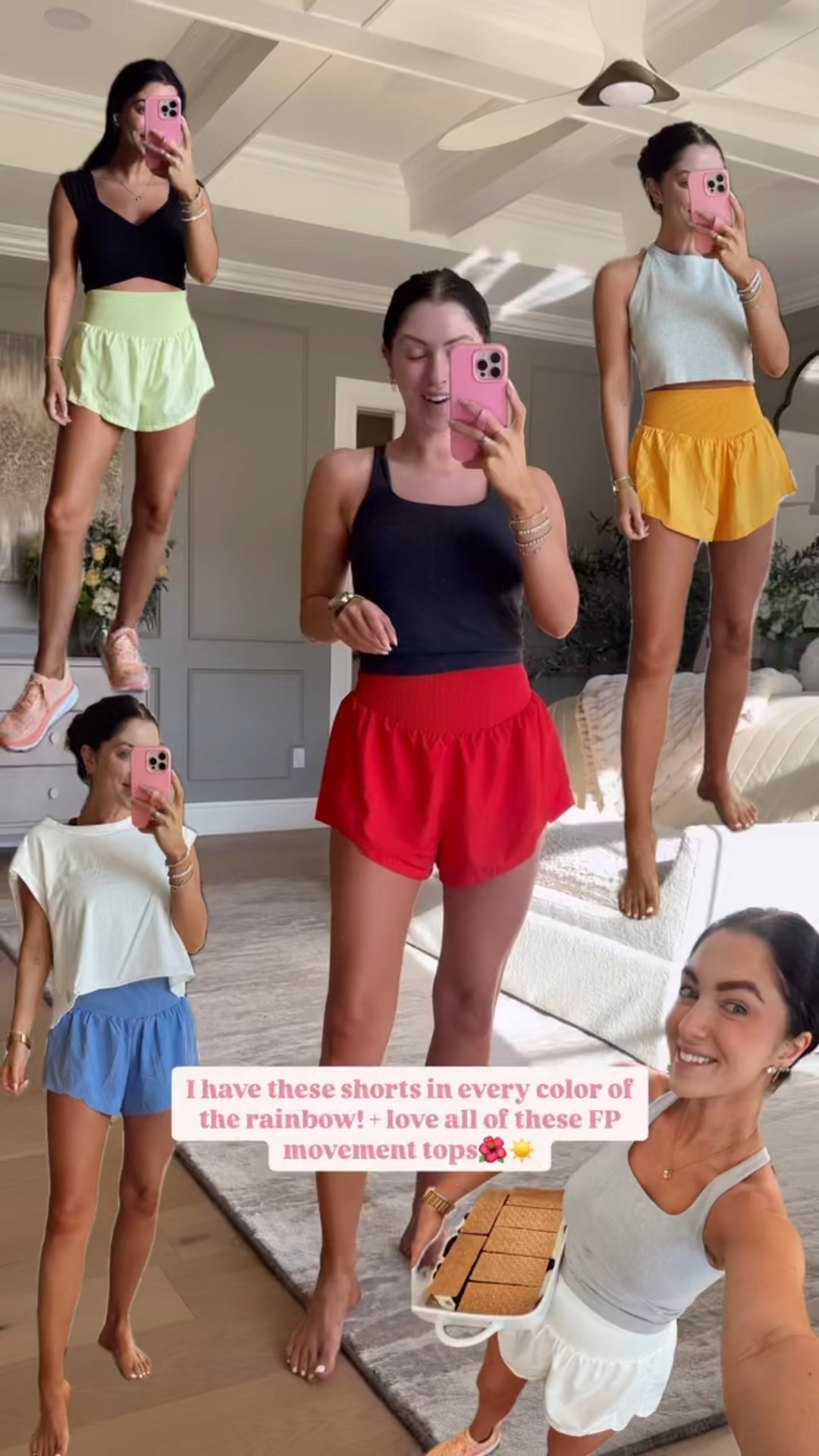 The Carpe Diem shorts are my favorite shorts! I’m wearing a small! @fpmovement 