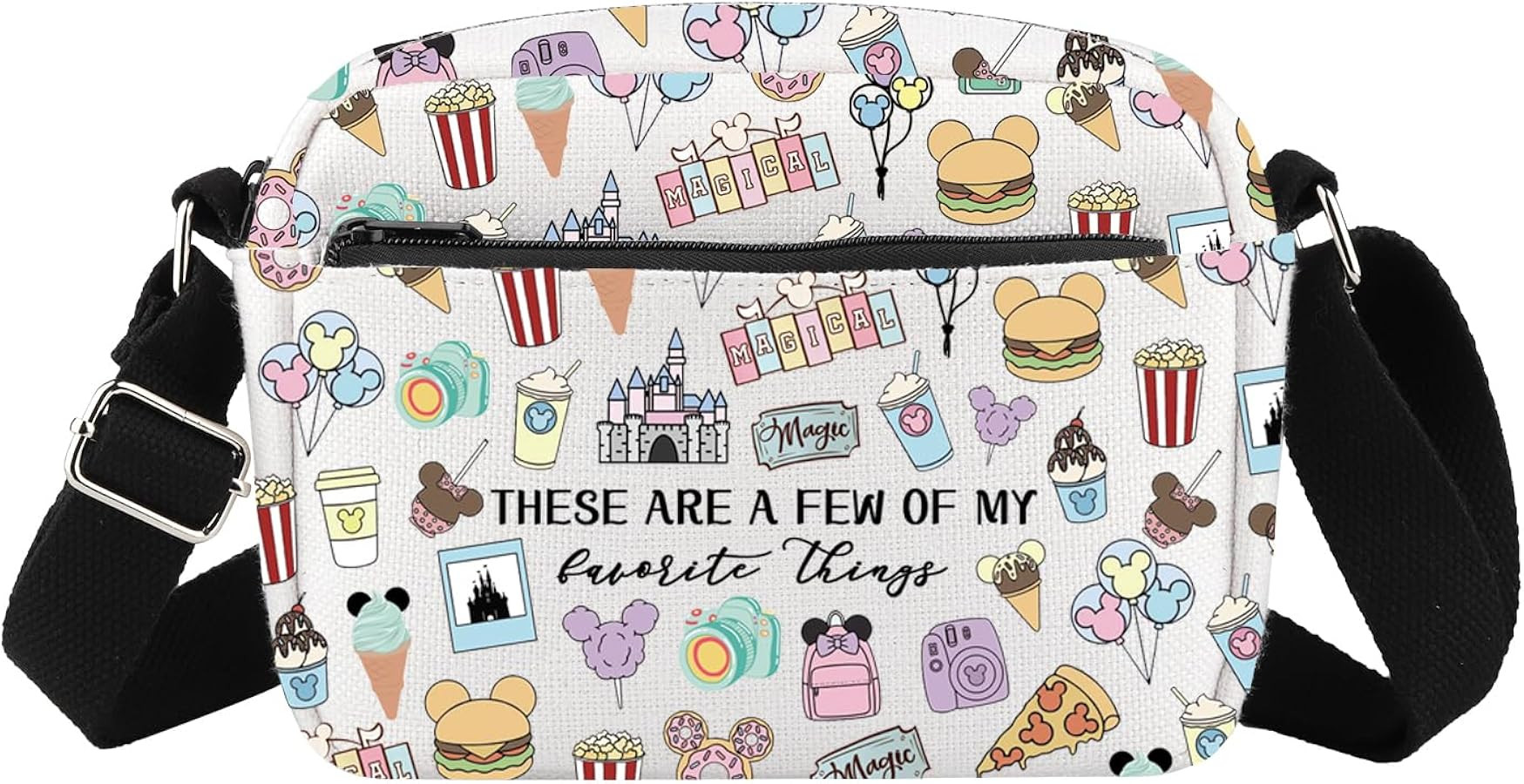 Fairytale Fans Crossbody Bag Vacation Trip Gift Mouse Ice Cream Messenger Bag Magic Kingd*m Gift ... | Amazon (US)