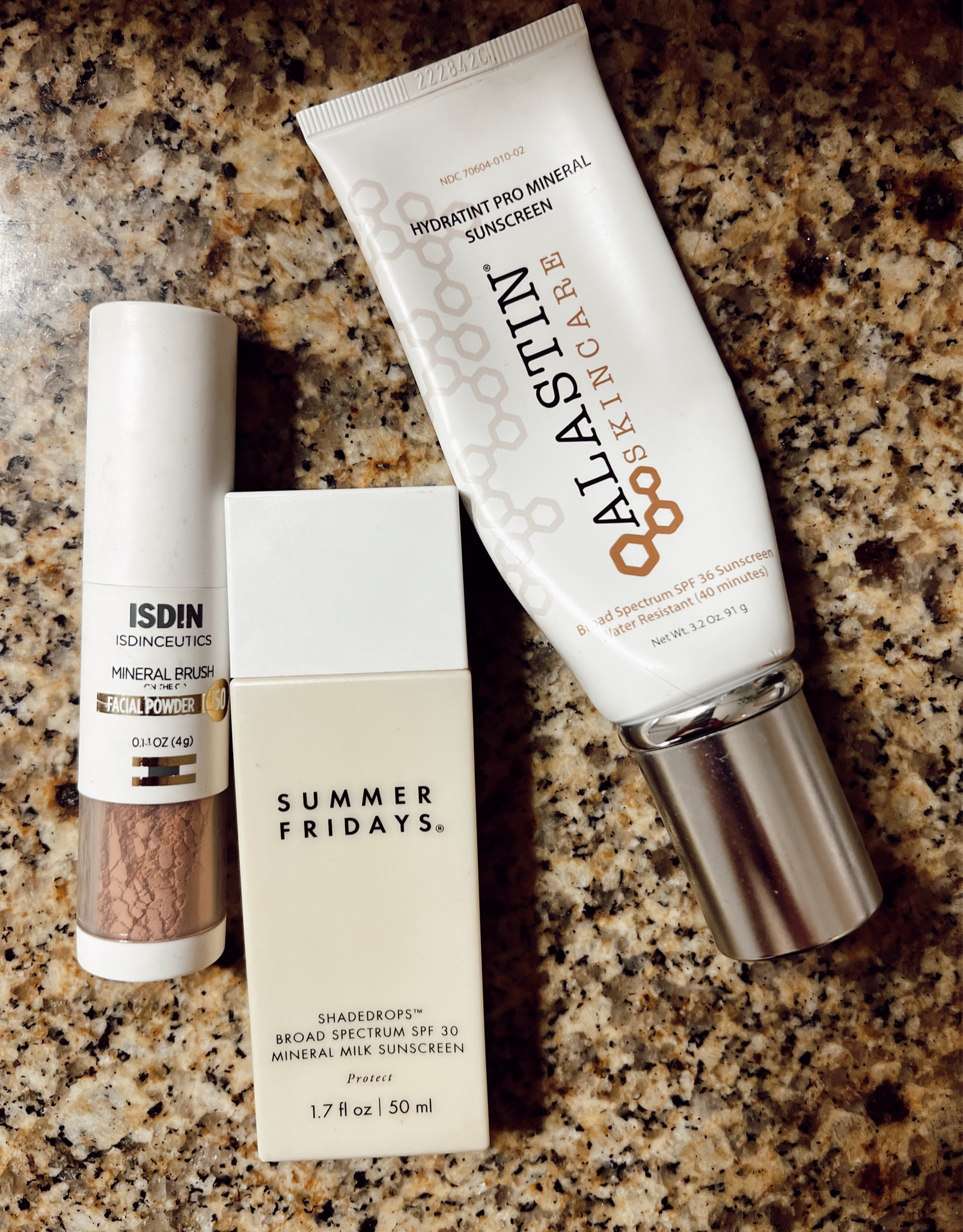 My fav face sunscreens right now! The Alastin has a SLIGHT barely there tint, Summer Fridays is lightweight and sheer. Both can be worn under your makeup. The Isdin is perfect for on top of your makeup and won’t affect your makeup during reapplication. 

#LTKGiftGuide #LTKbeauty #LTKfindsunder50