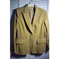 Blazer 12, Jacket Corduroy Khaki/Tan Classic Preppy Blazer, By Kasper. Perfect Don't Miss - See Details | Etsy (US)