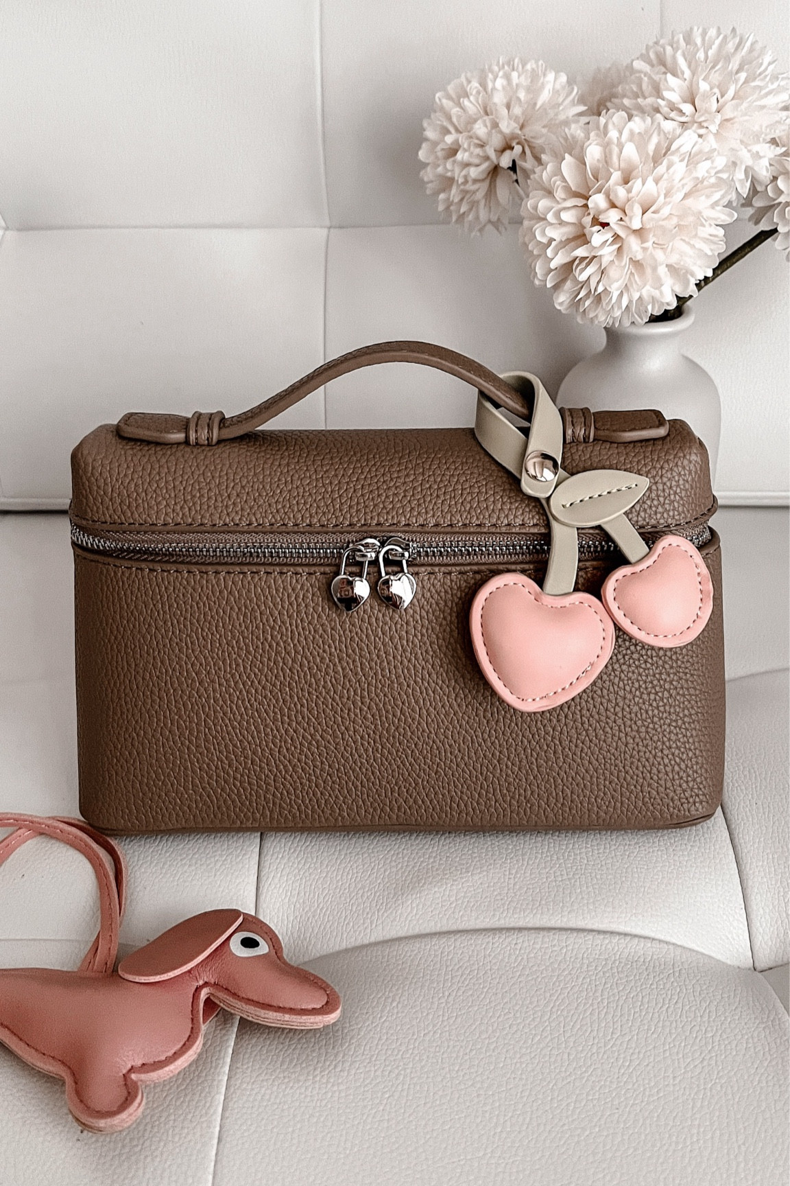 Bag charms under $5 - puppy and cherry handbag charms 

#LTKstyletip #LTKspring #LTKbag