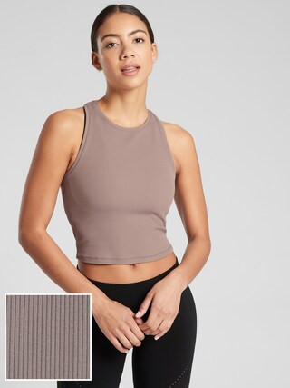 Shanti Crop Rib Tank | Athleta