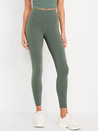 High-Waisted StudioSmooth 7/8 Leggings | Old Navy (US)